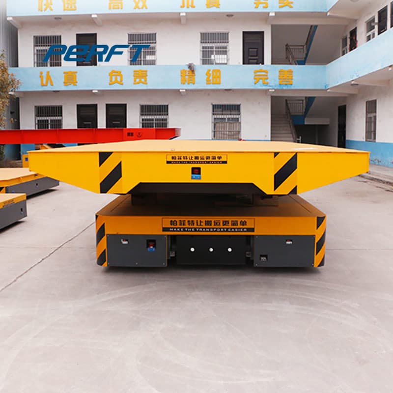 electric transfer cart on cement floor 120 ton